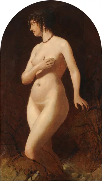 Daniel Maclise — Bagnante in piedi
