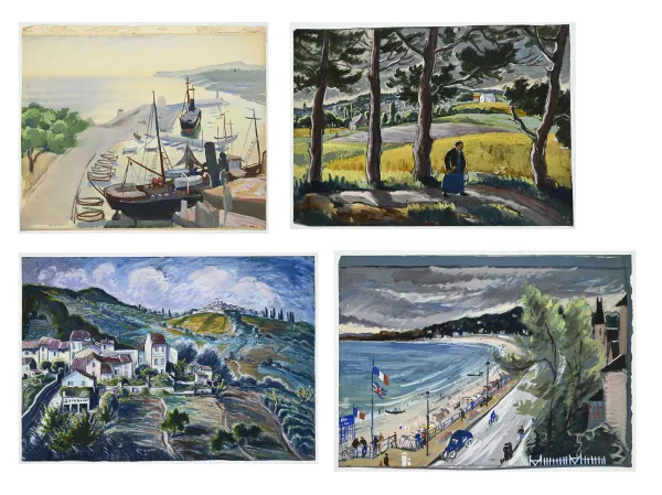 Nadejda Leontievna Benois — Scènes de port