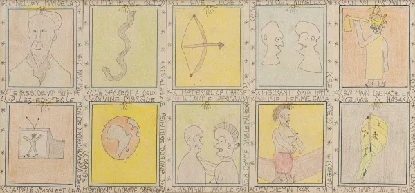 Frédéric Bruly Bouabré — Originaltitel: "Connaissance du monde"