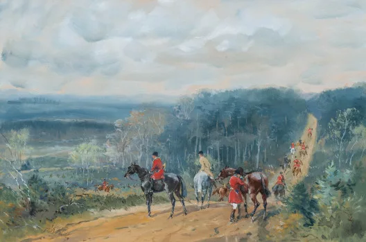 Karl Reille — Scène de chasse