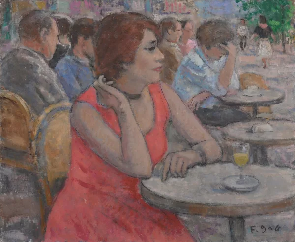 François Gall — A la terrasse du café