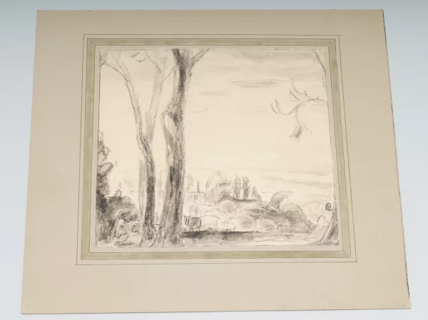 Adolphe Beaufrère — Paysage (attribué à Adolphe-Marie Beaufrère)