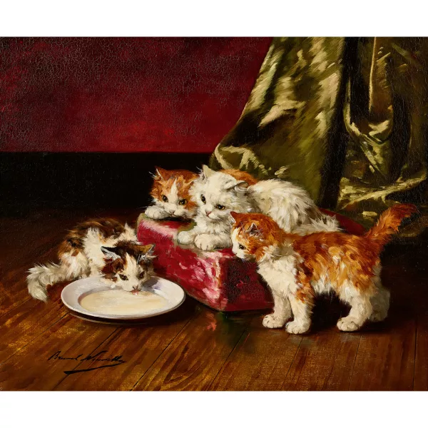 Alfred-Arthur Brunel de Neuville — I gattini.
