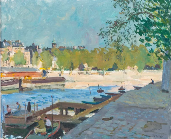 Willem van Hasselt — Die Ufer der Seine