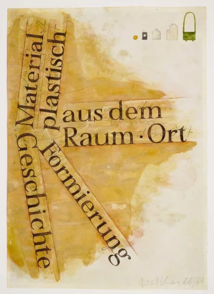 Franz Erhard Walther — Werkzeichnung