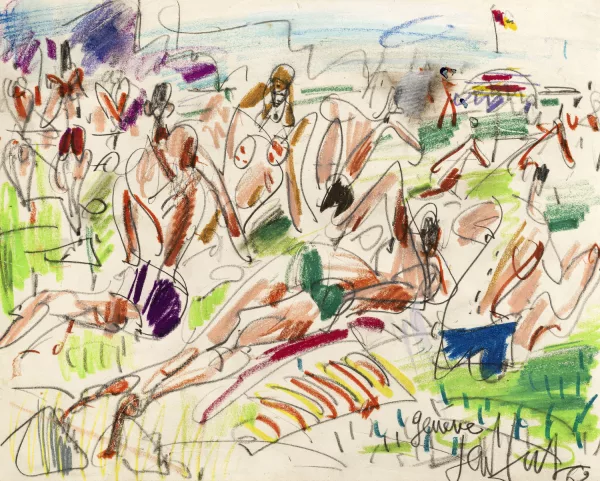 Eugène Paul — Plage de Genève,