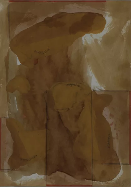 Franz Erhard Walther — Recto/verso : Sans titre, 1969/73