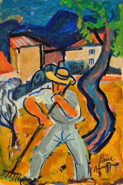 Pierre Ambrogiani — Homme au râteau