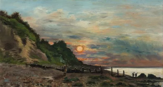 Karl Daubigny — Bord de mer à Villerville
