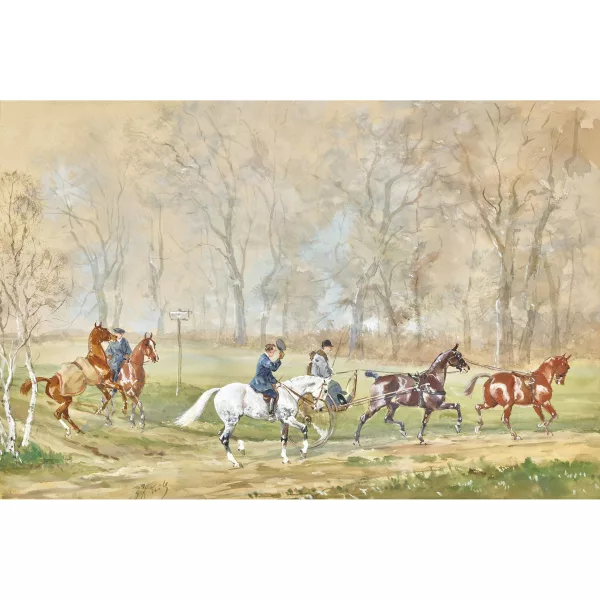 Karl Reille — La sortie à cheval