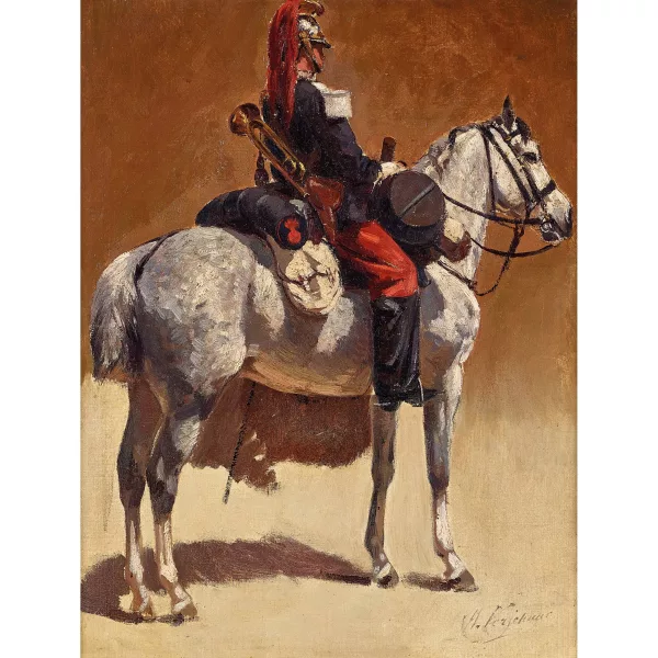 Wouterus Verschuur — Reiterbildnis.
