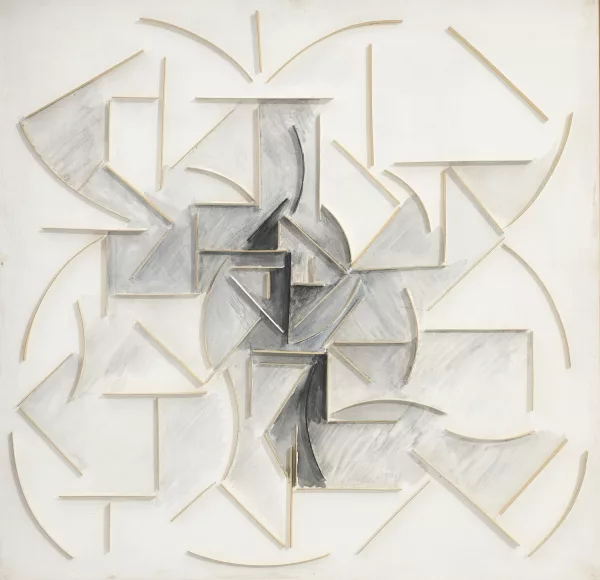 Alain Suby — Composizione in bianco