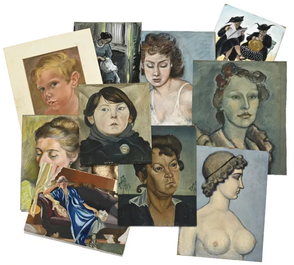 Nadejda Leontievna Benois — Portraits et Scènes de groupes