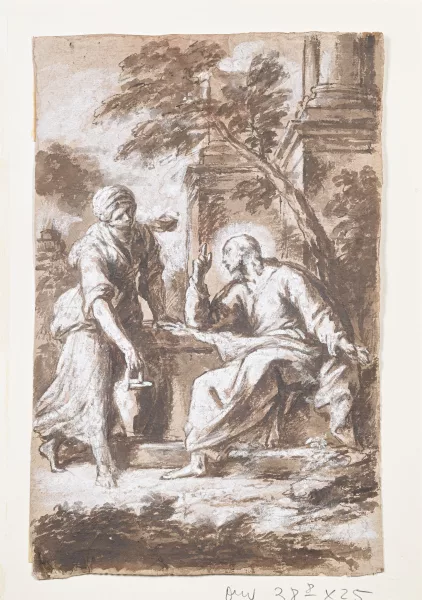 Étienne Parrocel — Original title: Christ et la Samaritaine au puits,