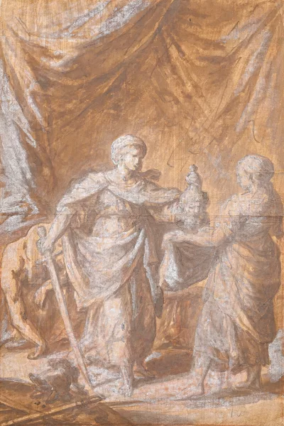 Étienne Parrocel — Original title: Judith remettant la tête d'Holopherne à une servante,