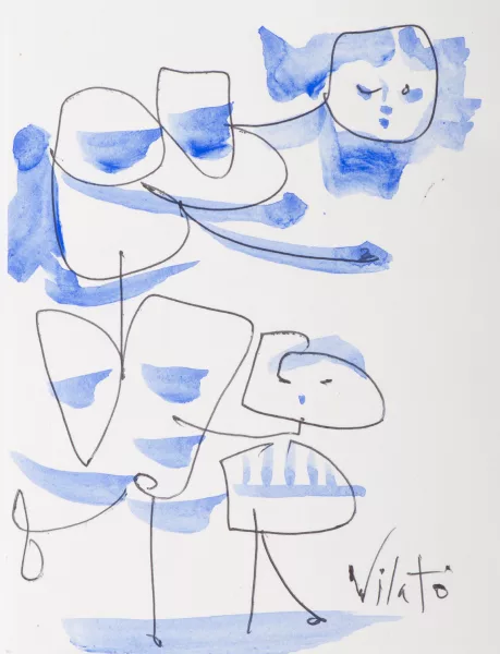 Javier Vilató — Carte de vœux, 1963