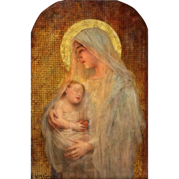 Léon-François Comerre — Vierge à l'Enfant.