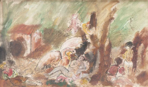 Charles Dufresne — Léda et le cygne