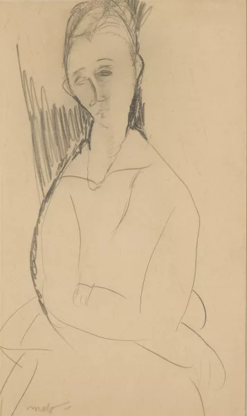 Amedeo Modigliani — Originaltitel: "Lunia Czechowska assise les bras croisés",