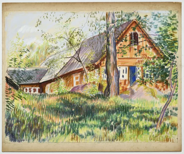Nadejda Leontievna Benois — Vues de maisons et jardins