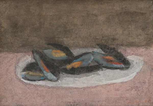 Zoran Mušič — Nature morte aux moules