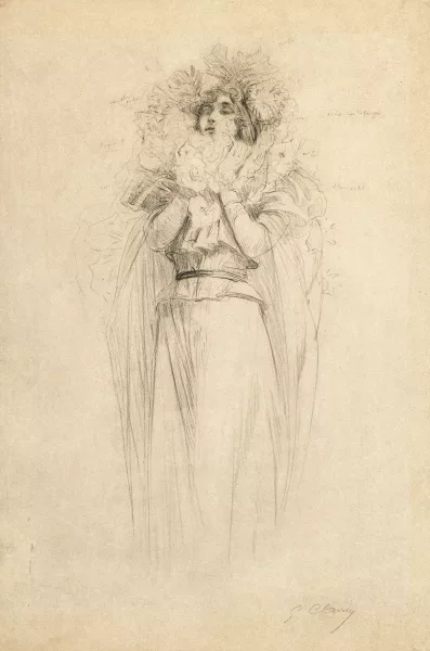 Georges Clairin — Portrait de Sarah Bernhardt
