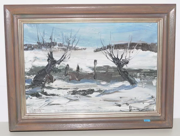 Georges Laporte — Neige en Bourgogne