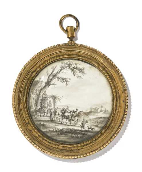 Louis-Nicolas Van Blarenberghe — D’après Louis-Nicolas van Blarenberghe — Promenade à cheval