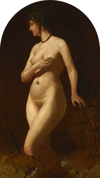 Daniel Maclise — Bagnante in piedi