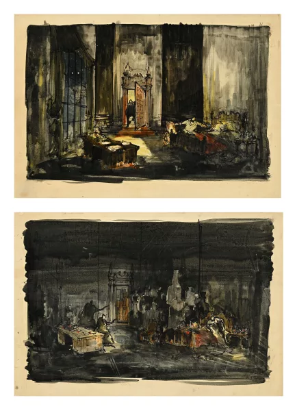 Nadejda Leontievna Benois — Etude pour un décor de théâtre