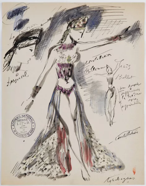 Louis Touchagues — Costumes pour le Ballet Thaïs