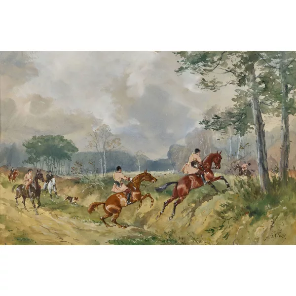 Karl Reille — À la battue