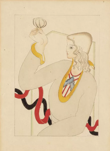 Joseph Csaky — Femme de profil