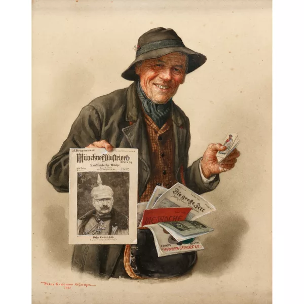 Peter Kraemer II — Der Zeitschriftenverkäufer.