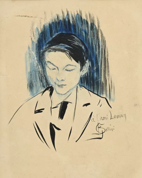 George-Alfred Bottini — Portrait d’un jeune homme