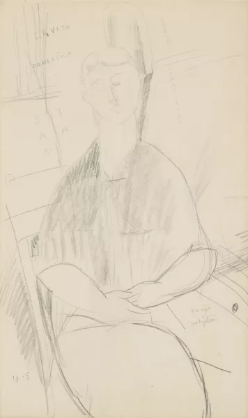 Amedeo Modigliani — Originaltitel: "La Vita domestica (Beatrice Hastings)",