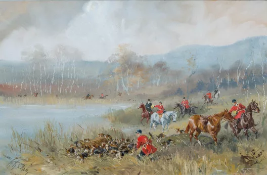 Karl Reille — La curée du cerf