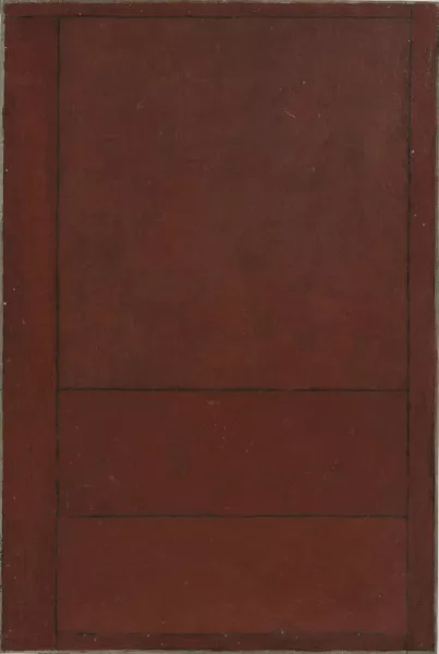 Jean-Pierre Pincemin — Rote Komposition