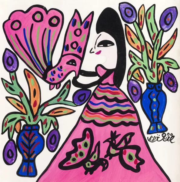 Baya — Frau und Vogel