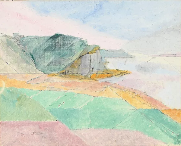 Jacques Villon — Falaises en bord de mer