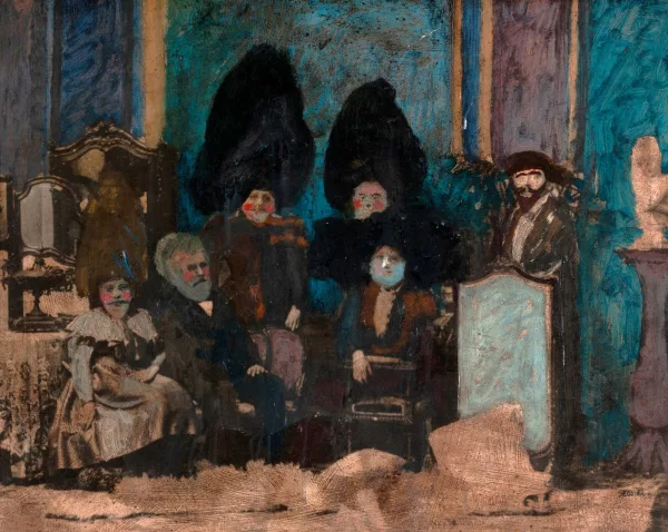 Antonio Seguí — Familia de Felicitas, estado final, 1962