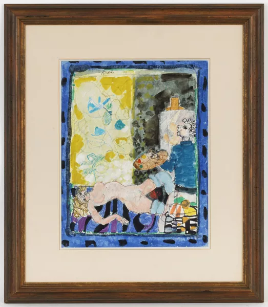Paul Augustin Aïzpiri — L’artiste et son modèle