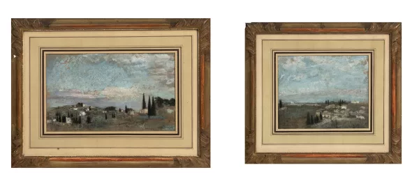 Simon Bussy — Attribué à Simon Bussy — Paysages,
