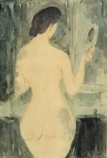 George-Alfred Bottini — Femme nue de dos