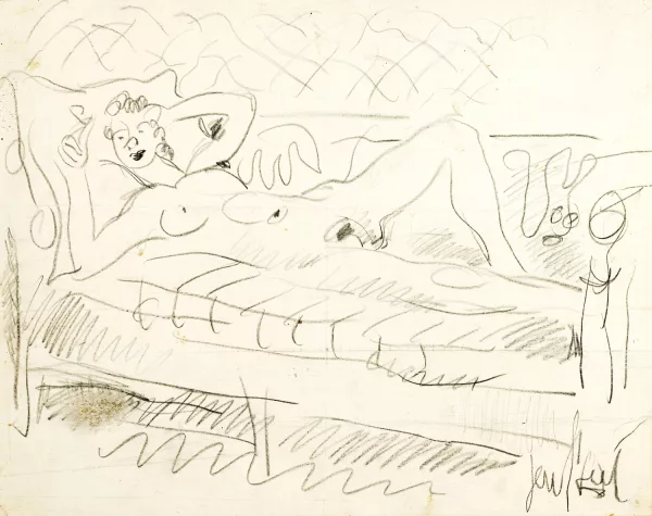 Eugène Paul — "Nu couché",