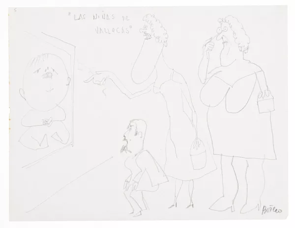 Fernando Botero — "Las Niñas de Vallecas", autoportrait de l'artiste découvrant l'oeuvre de Velasquez