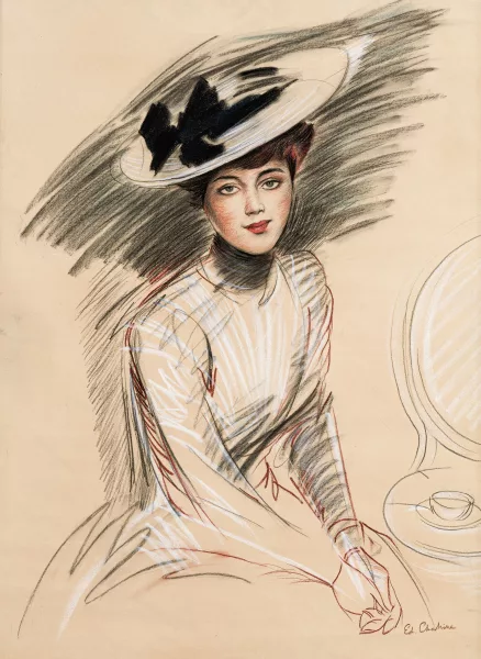 Edgar Chahine — Élégante
