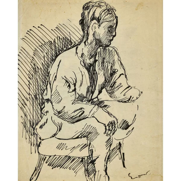 Othon Friesz — Sitzende Frau