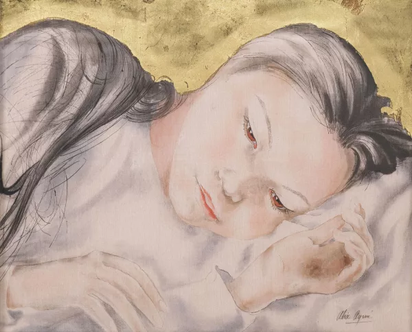 Alix Aymé — Portrait de femme allongée