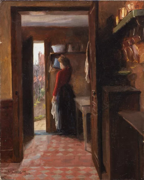 Léon-François Comerre — Intérieur